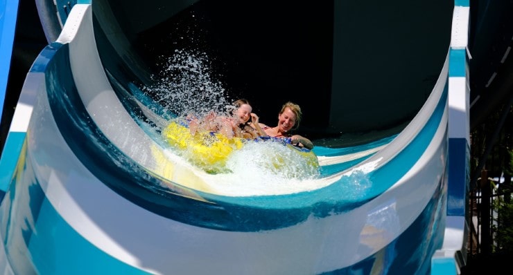 Slides at Sun Splash Family Waterpark in Cape Coral, FL