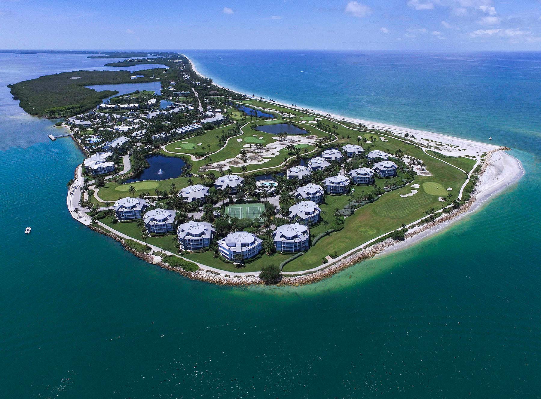 This is an aerial view of part of Captiva Island. If you click on 