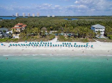 This is an aerial view of one of Bonita Springs' beaches. If you click on 
